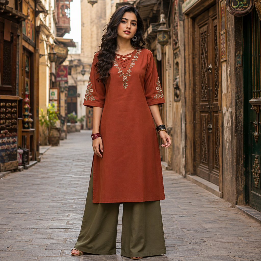 Jazb — 2PC Ready-to-Wear Premium Cambric Co-ord Set