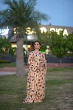 3 Piece - Unstitched Premium Poly Cotton Suit with Premium Silk Dupatta | 10-A-US-24 | Autumn’24