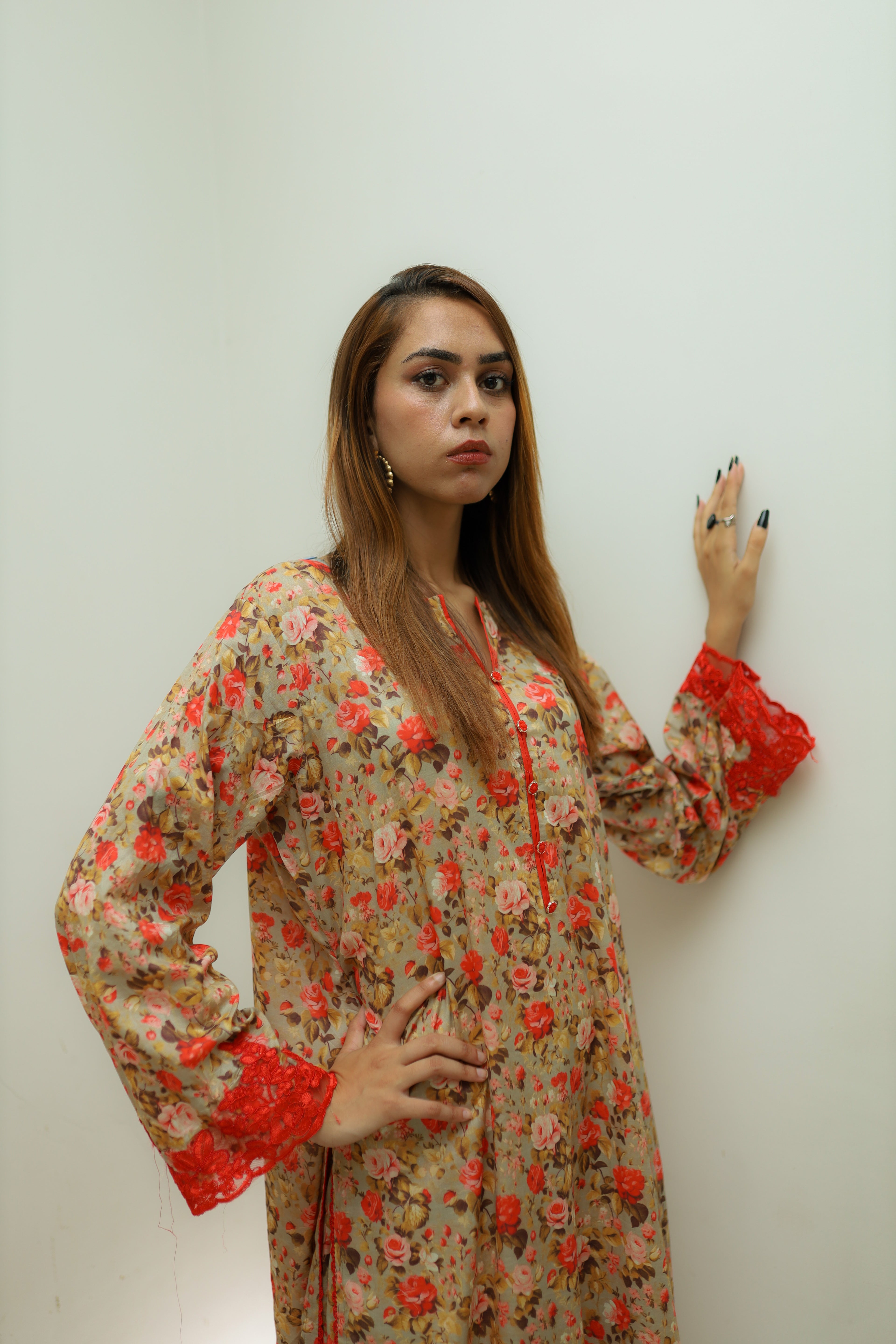 2 Piece - Unstitched Premium Lawn Suit | 4-A-US-24 | Summer’24