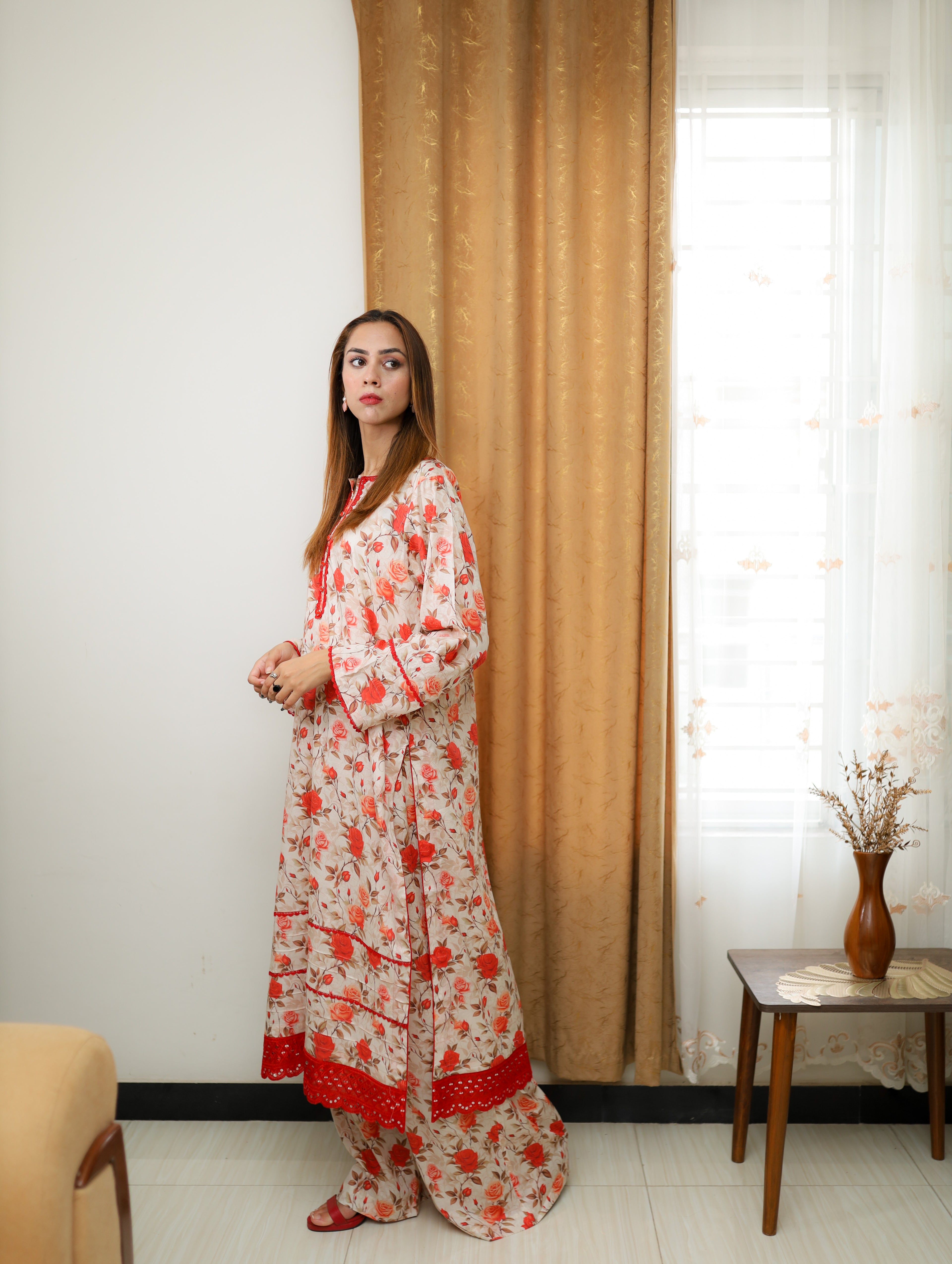 2 Piece - Unstitched Premium Lawn Suit | 5-A-US-24 | Summer’24