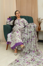 3 Piece - Unstitched Premium Poly Cotton Suit with Premium Silk Dupatta | 9-A-US-24 | Autumn’24