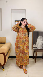 Stitched Premium Lawn Kaftan-Style Kurta | 1-A-S-25 | Summer’25