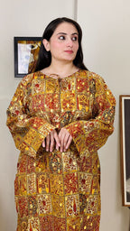 Stitched Premium Lawn Kaftan-Style Kurta | 1-A-S-25 | Summer’25