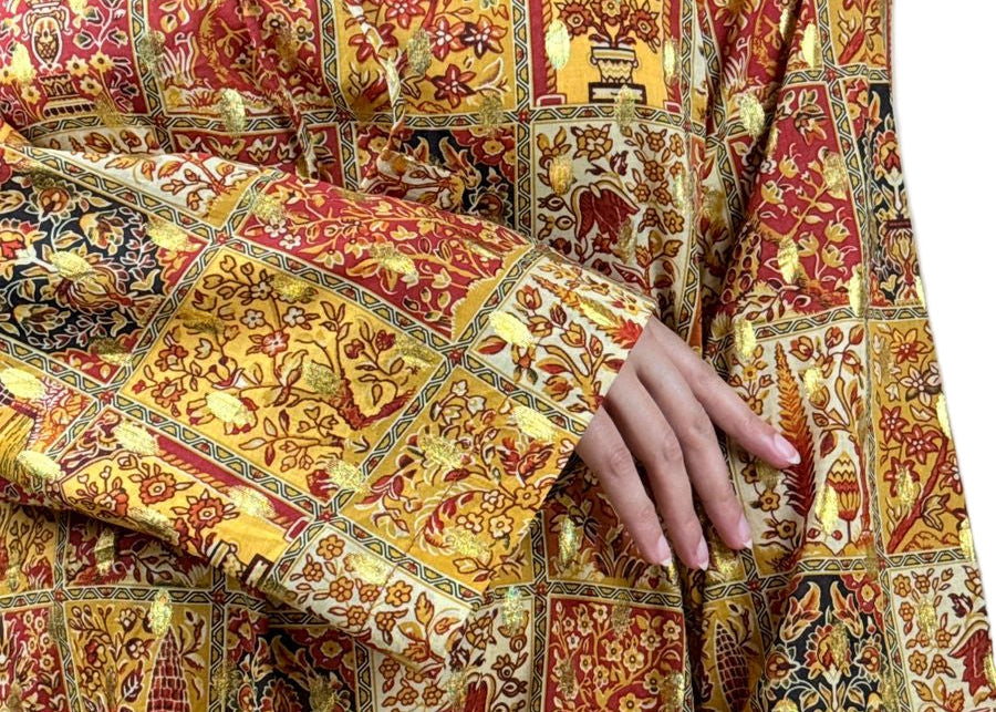 Stitched Premium Lawn Kaftan-Style Kurta | 1-A-S-25 | Summer’25