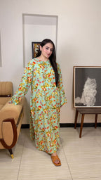 Stitched Premium Lawn Kaftan-Style Kurta | 3-A-S-25 | Summer’25