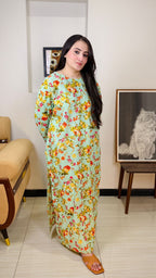 Stitched Premium Lawn Kaftan-Style Kurta | 3-A-S-25 | Summer’25