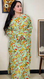 Stitched Premium Lawn Kaftan-Style Kurta | 3-A-S-25 | Summer’25