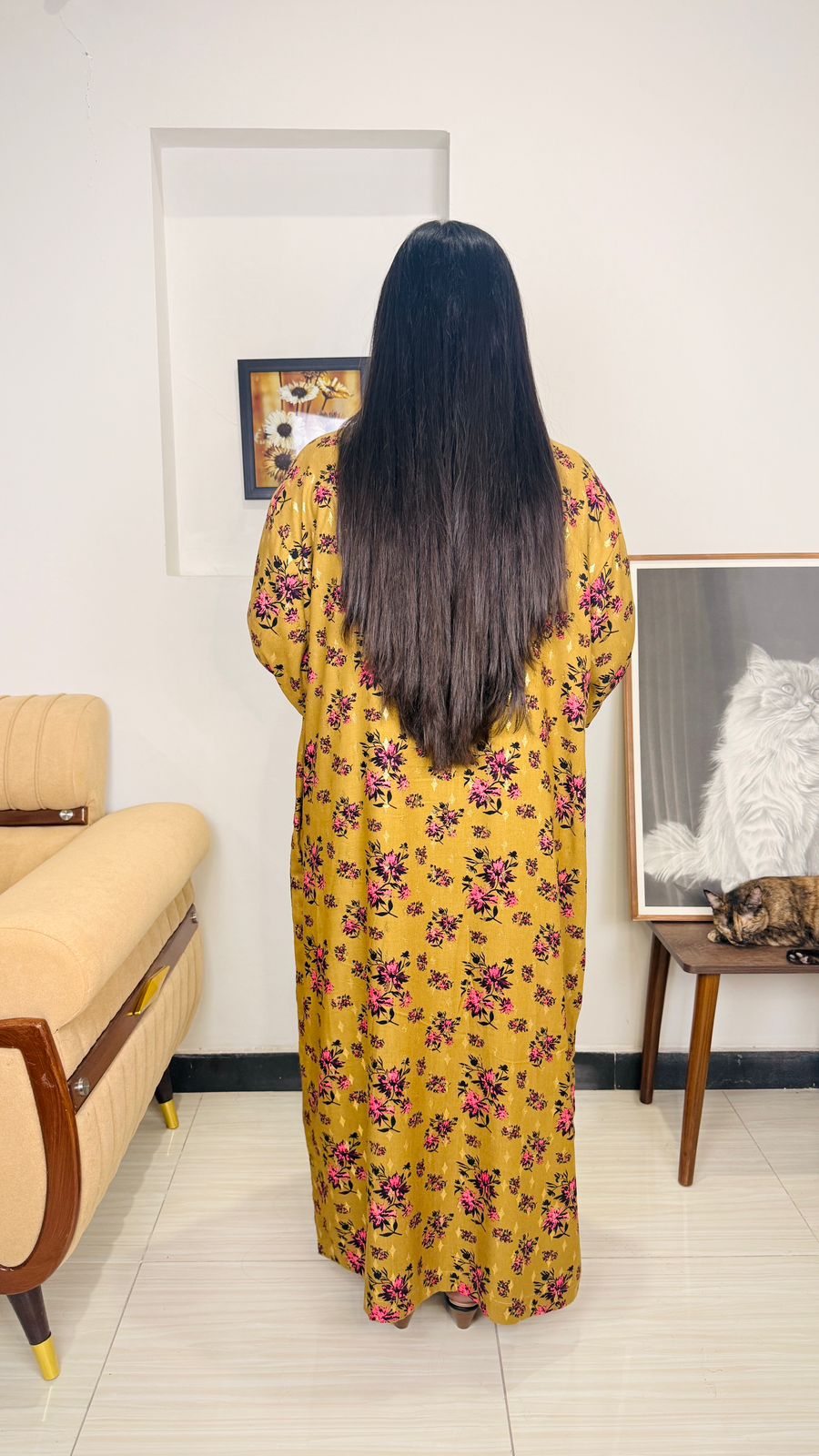 Stitched Premium Marina Fabric Kaftan-Style Kurta | 1-A-S-25 | Winter’25