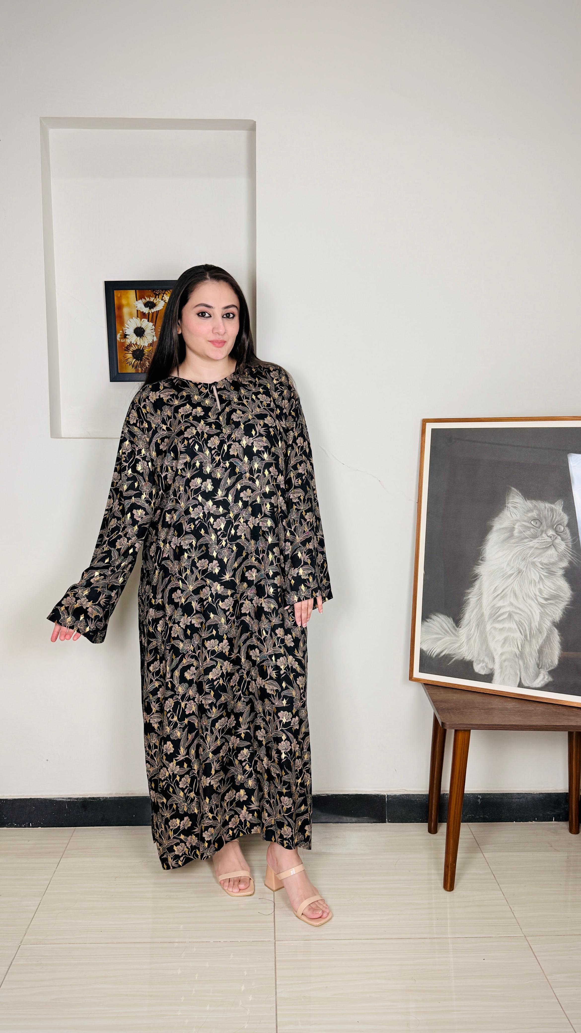 Stitched Premium Marina Fabric Kaftan-Style Kurta | 4-A-S-25 | Winter’25