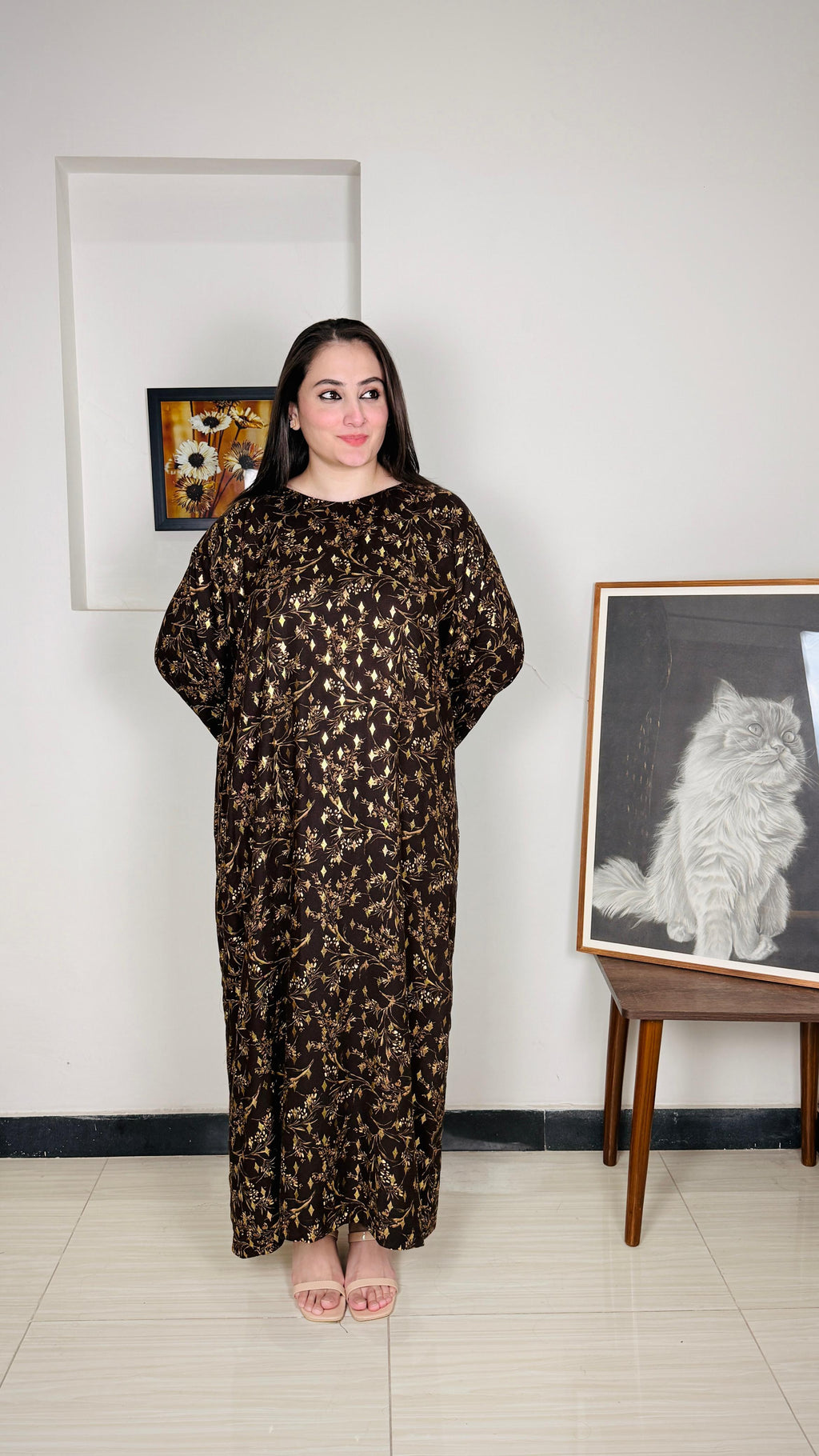 Stitched Premium Marina Fabric Kaftan-Style Kurta | 5-A-S-25 | Winter’25