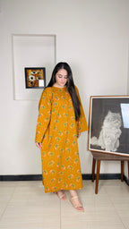 Stitched Premium Marina Fabric Kaftan-Style Kurta | 8-A-S-25 | Winter’25